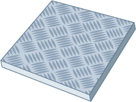 Metal Chequered Plate