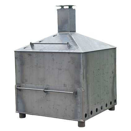Extremely heavy duty incinerator for daily use 5ft x 5ft